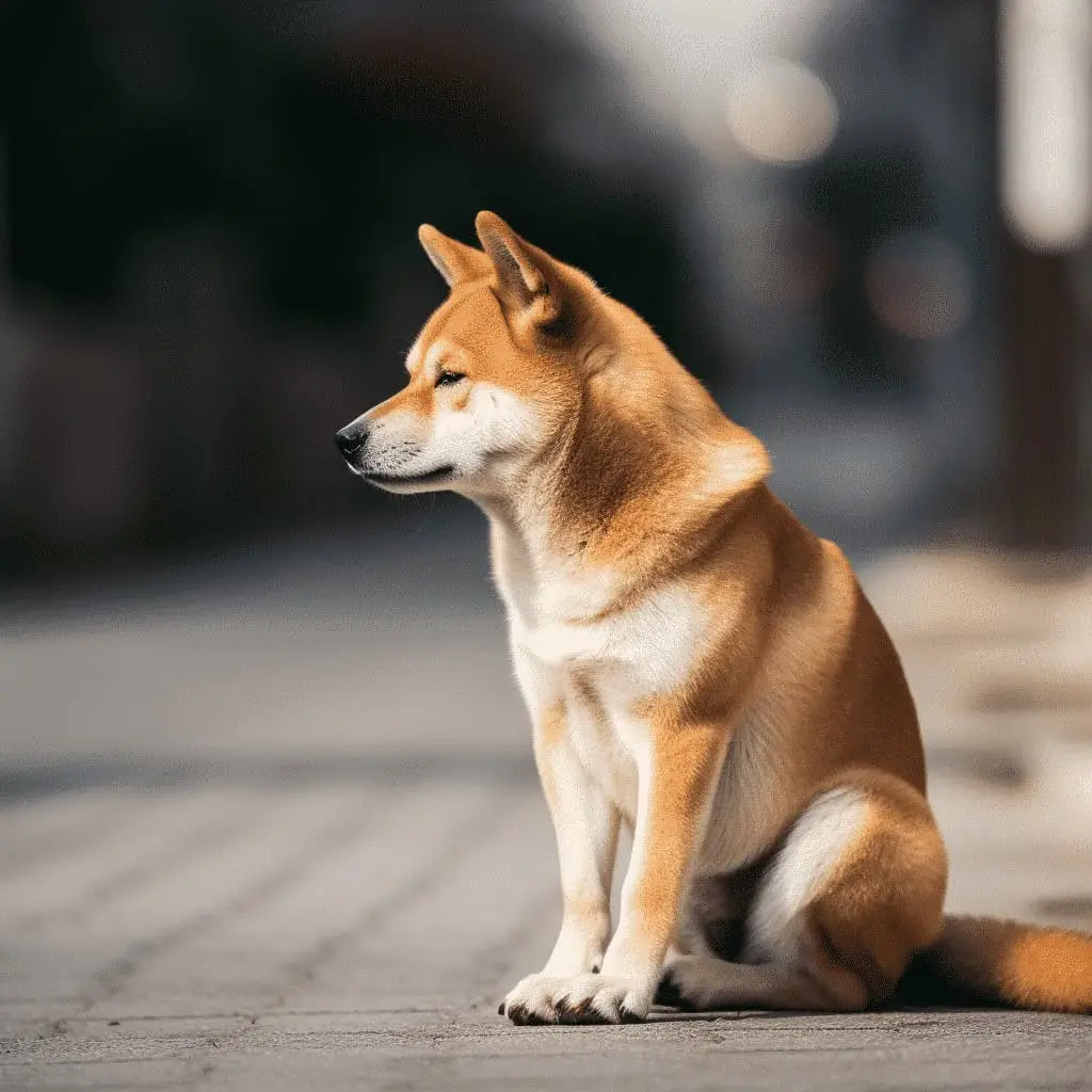 Shiba inu alleen zijn tips